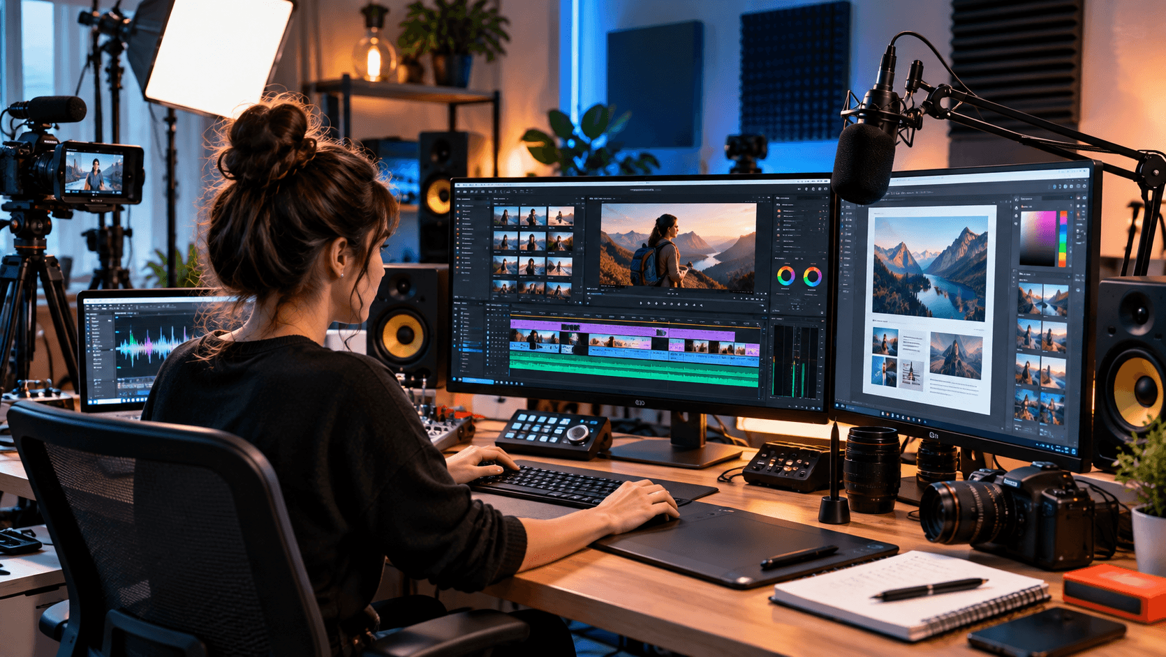 Creative Studio Editing Workspace